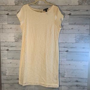 Lauren Ralph Lauren Lace Overlay Dress